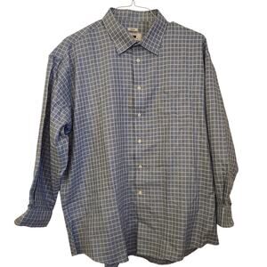 Joseph Abboud Classic Fit Plaid Dress Shirt 19 34/35 New with Tags